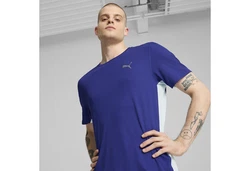PUMA Laufshirt RUN FAVORITE VELOCITY T-SHIRT Herren Blau/Dunkelblau
