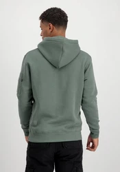 Alpha Industries Hoodie AI Reflective Dunkelgrün/Grün/Hellgrau
