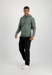 Alpha Industries Hoodie AI Reflective Dunkelgrün/Grün/Hellgrau