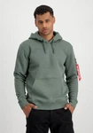 Alpha Industries Hoodie AI Reflective Dunkelgrün/Grün/Hellgrau