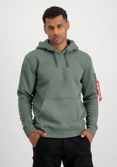 Alpha Industries Hoodie AI Reflective Dunkelgrün/Grün/Hellgrau