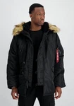 Alpha Industries Winterjacke N-3B Heritage Schwarz