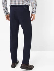 EUREX by BRAX 5-Pocket Hose Style LUKE Dunkelblau/Hellblau/Braun