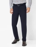 EUREX by BRAX 5-Pocket Hose Style LUKE Dunkelblau/Hellblau/Braun