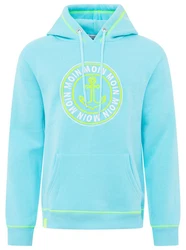 Zwillingsherz Hoodie Anker & Moin Herren neongelb