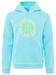 Hoodie Anker & Moin Herren mit neongelber Kontrastnaht