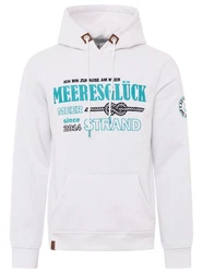 Zwillingsherz Hoodie Meeresglück Herren Creme/Silber/Blau/Weiß/Pastell/Grün