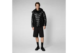 SAVE THE DUCK Herren Steppjacke FLORIAN (1-St) Schwarz