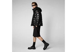 SAVE THE DUCK Herren Steppjacke FLORIAN (1-St) Schwarz