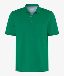 Brax Poloshirt Pullunder STYLE PETE U Türkis/Grün/Neonfarben