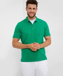 Brax Poloshirt Pullunder STYLE PETE U Türkis/Grün/Neonfarben