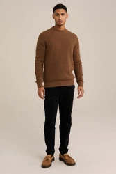 Van Gils Sweater Braun/Dunkelbraun/Dunkelgrün/Khaki