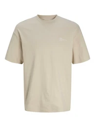 Kurzarmshirt Basic T-Shirt mit Backprint - Regular Fit