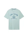 TOM TAILOR T-Shirt Türkis/Hellblau/Grün/Blau
