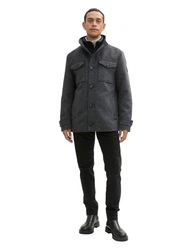 TOM TAILOR Funktionsjacke 2 in 1 Dunkelgrau/Grau/Schwarz
