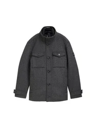 TOM TAILOR Funktionsjacke 2 in 1 Dunkelgrau/Grau/Schwarz
