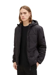 TOM TAILOR Jacke Schwarz/Dunkelgrau/Grau