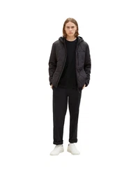 TOM TAILOR Jacke Schwarz/Dunkelgrau/Grau