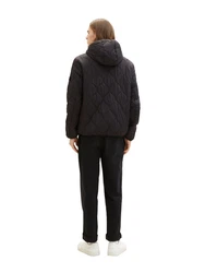 TOM TAILOR Jacke Schwarz/Dunkelgrau/Grau