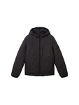 TOM TAILOR Jacke Schwarz/Dunkelgrau/Grau