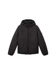 TOM TAILOR Jacke Schwarz/Dunkelgrau/Grau