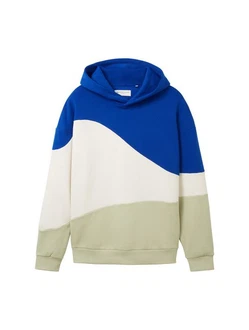 TOM TAILOR Denim Hoodie RELAXED STYLE BLOCK