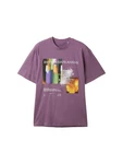 TOM TAILOR T-Shirt Lila/Rosa