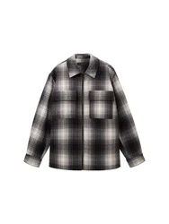 TOM TAILOR Jacke grau/schwarz/offwhite