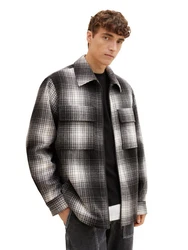 TOM TAILOR Jacke grau/schwarz/offwhite