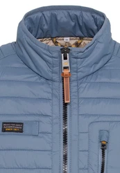 camel active Blouson Steppjacke Hellblau/Grau/Blau/Dunkelblau