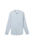 TOM TAILOR Shirt Hemd Hellblau/Blau/Grau