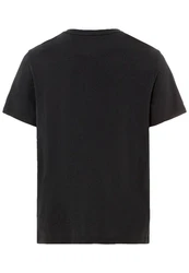 camel active T-Shirt Henley Schwarz/Dunkelgrau/Beige