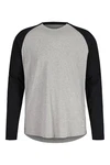Maloja Langarmshirt LautaroM Grau/Hellgrau/Dunkelgrau