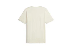 PUMA T-Shirt ESS Logo Tee Herren Khaki/Beige/Lila