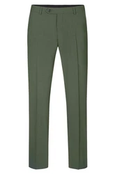 GREIFF Anzughose Corporate Hose PREMIUM Regular Fit Olivgrün