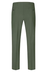 GREIFF Anzughose Corporate Hose PREMIUM Regular Fit Olivgrün