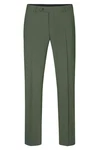 GREIFF Anzughose Corporate Hose PREMIUM Regular Fit Olivgrün