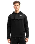 Lonsdale Kapuzensweatshirt Rushen Schwarz/Lila