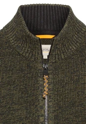 camel active Strickjacke Leaf Green