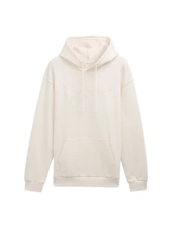 TOM TAILOR Denim Sweatjacke Hoodie mit Logostickerei TOM TAILOR Denim Sweatjacke Hoodie mit Logostickerei