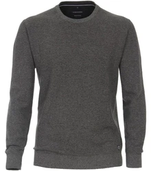 CASAMODA Strickpullover Rundhalsausschnitt anthrazit (413705800)