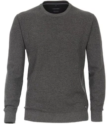 CASAMODA Strickpullover Rundhalsausschnitt anthrazit (413705800)