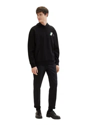 TOM TAILOR Sweatshirt Schwarz