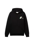 TOM TAILOR Sweatshirt Schwarz