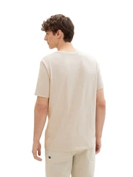 TOM TAILOR T-Shirt Braun/Khaki/Beige