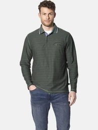 Langarm-Poloshirt GEROLISSI mit Jacquardmuster
