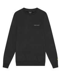 Lyle & Scott Sweatshirt Basic Fit Schwarz/Dunkelgrau/Grau