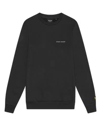 Lyle & Scott Sweatshirt Basic Fit Schwarz/Dunkelgrau/Grau