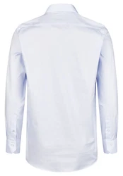HECHTER PARIS Langarmhemd Modern Fit mit Kentkragen Hellblau/Blau
