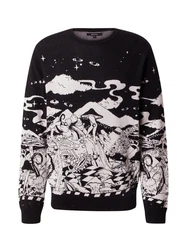 iriedaily Strickpullover Crazy Fresh Schwarz/Creme/Dunkelgrau
